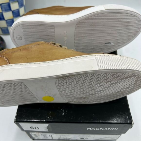 Men's Magnanni  leather sneakers size 7, made in Portugal - Picture 6 of 9